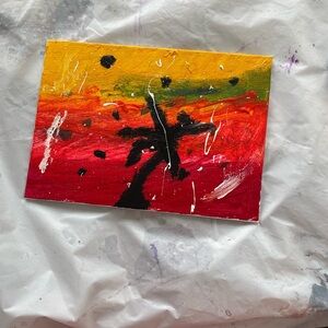 Artwork title “trouble in paradise”